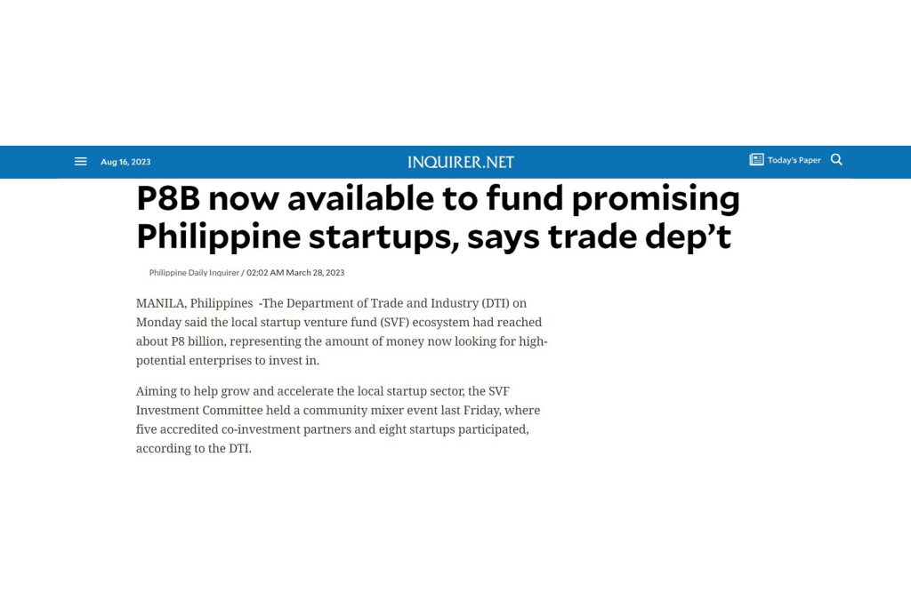 P8B now available to fund promising Philippine startups says trade dept- edited